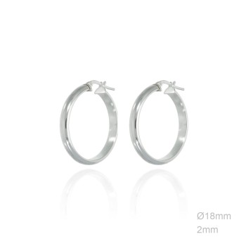 Pendientes Aro Liso 25mm