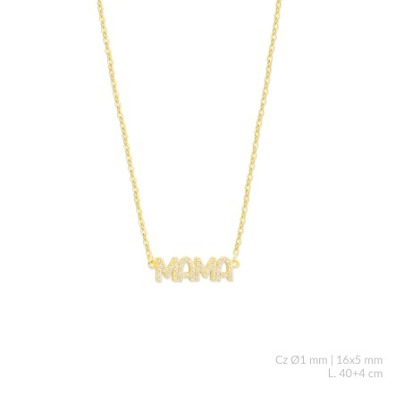 Sautoir en Argent avec oxyde de zirconium