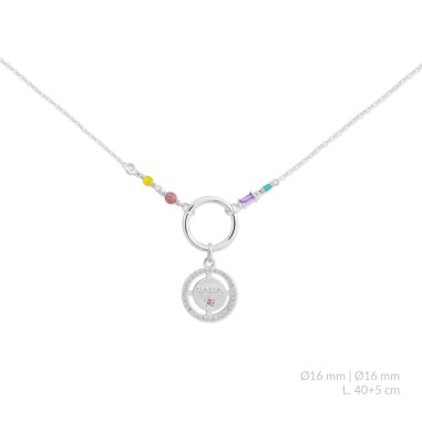 Sautoir en Argent avec oxyde de zirconium