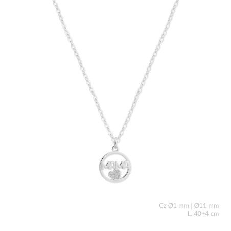 Sautoir en Argent avec oxyde de zirconium