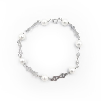 Pulsera Plata de Ley y...