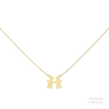 Silver necklace with cubic zirconium | Boy / Boy