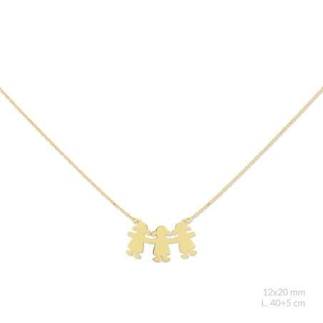 Gargantilha em Prata Esterlina  | Menina / Menina / Menina