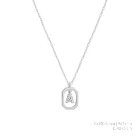 Silver necklace | A