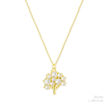 Sautoir en Argent avec oxyde de zirconium