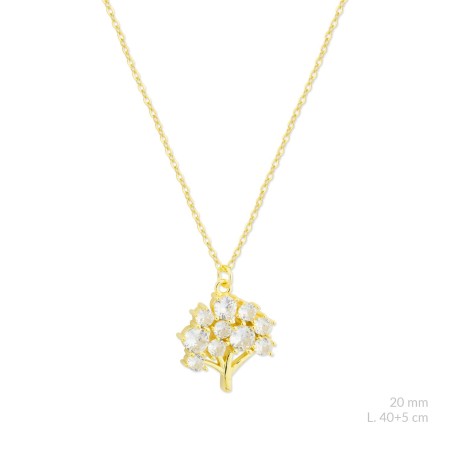 Sautoir en Argent avec oxyde de zirconium