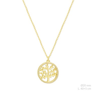 Sautoir en Argent avec oxyde de zirconium