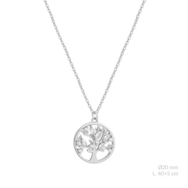 Sautoir en Argent avec oxyde de zirconium