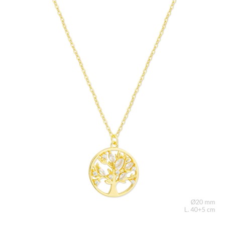 Sautoir en Argent avec oxyde de zirconium