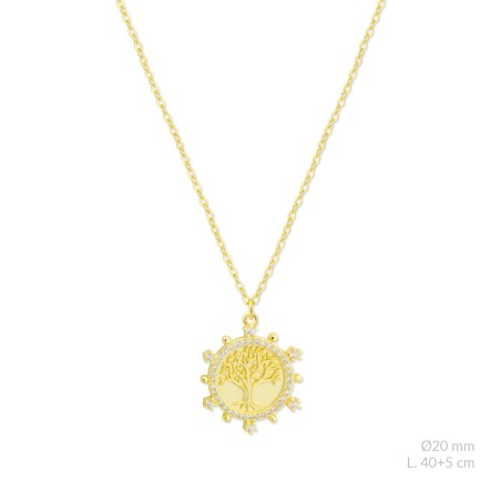 Sautoir en Argent avec oxyde de zirconium