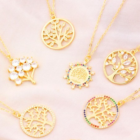 Gargantilla de Plata de Ley con circonitas