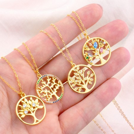 Gargantilla de Plata de Ley con circonitas