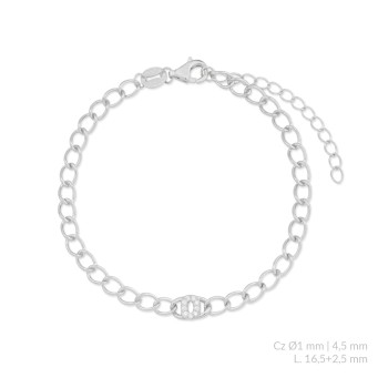 Bracelet en Argent avec...