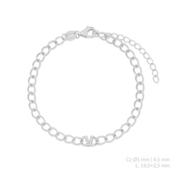 Bracelet en Argent avec...