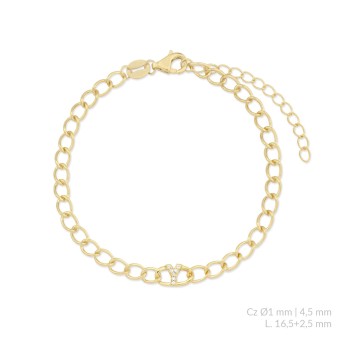 Bracelet en Argent avec...