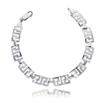 Pulsera Plata Lisa Plateada 2