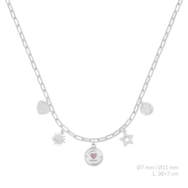 Sautoir en Argent avec oxyde de zirconium