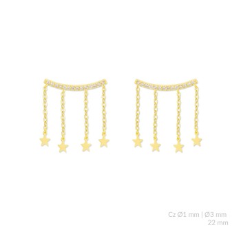 Boucles d'oreilles en...