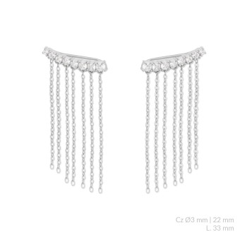 Pendientes de Plata de Ley...