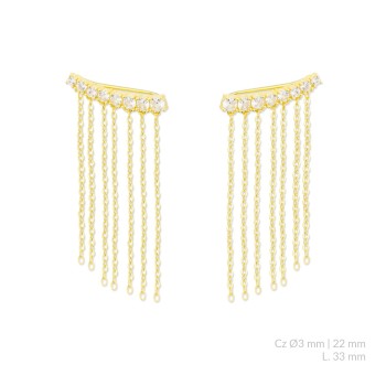 Pendientes de Plata de Ley...