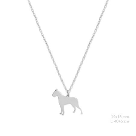 Silver necklace | Boxer