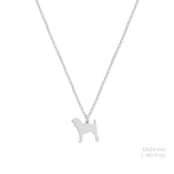 Silver necklace | Beagle