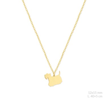 Silver necklace | Schnauzer