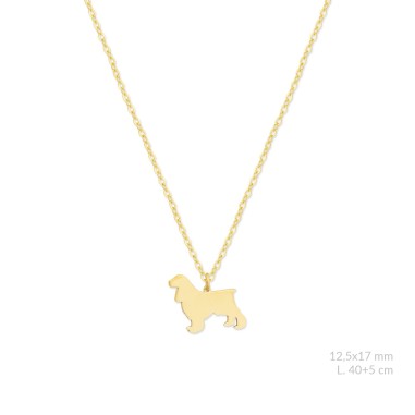 Silver necklace | Cocker