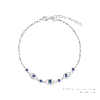 Bracelet en Argent avec...