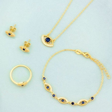 Pulsera de Plata de Ley con circonitas