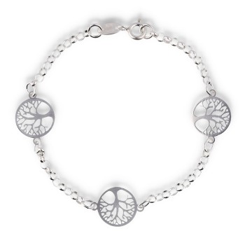 Bracelets Argent lisse 2