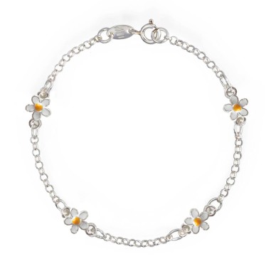 Pulsera Margaritas Esmalte