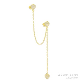 Boucles d'oreilles en...