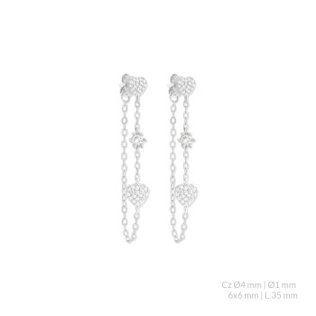 Boucles d'oreilles en...
