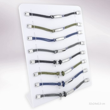 Expositor - 8 pulseiras de Aço