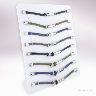 Display - 8 Steel bracelets