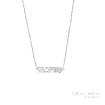 Sautoir en Argent avec...