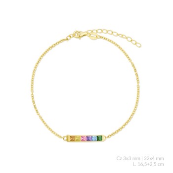 Pulseira de Prata Esterlina...