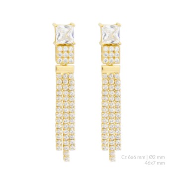 Pendientes de Plata de Ley...