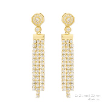 Pendientes de Plata de Ley...