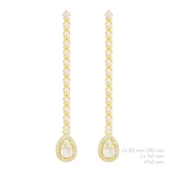 Brincos de Prata Esterlina...