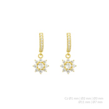 Brincos de Prata Esterlina...