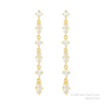 Brincos de Prata Esterlina...