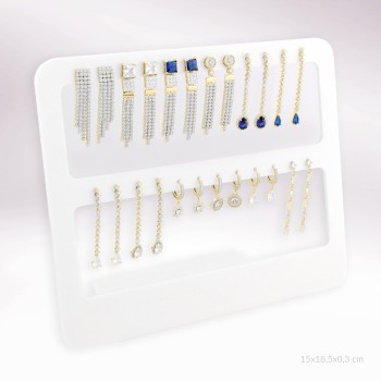 Display - 12 pairs of earrings
