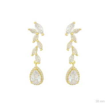 Boucles d'oreilles en Argent avec oxyde de zirconium