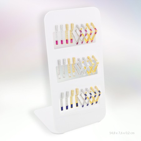 Expositor - 12 pares de brincos