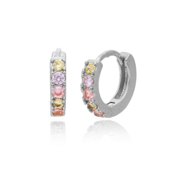 Pendientes Aro Circ Color