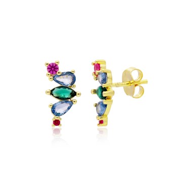 Boucles d'oreilles Zircons