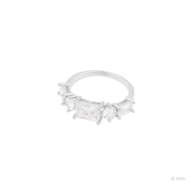Bague en Argent avec oxyde de zirconium