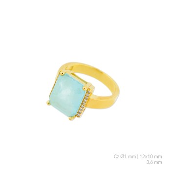 Anillo de Plata de Ley con...